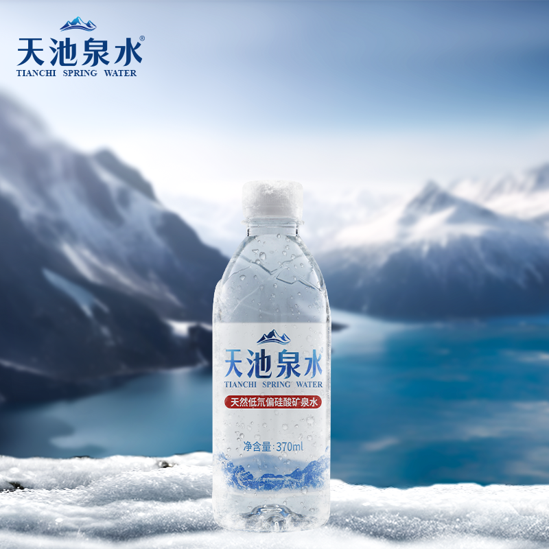 天然低氘偏硅酸矿泉水370ml